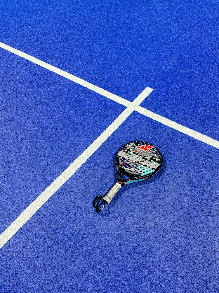 Indoor glass padel court at Padel Nord Berlin